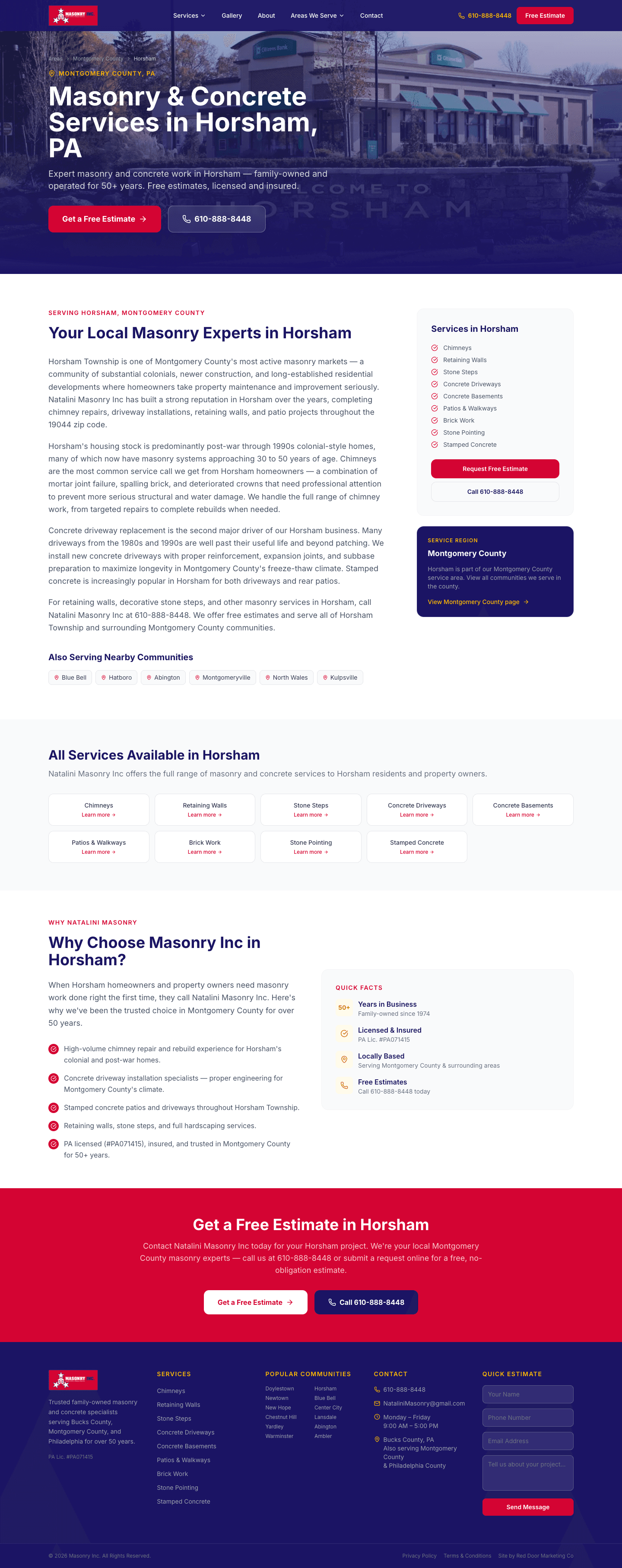 New Horsham community page