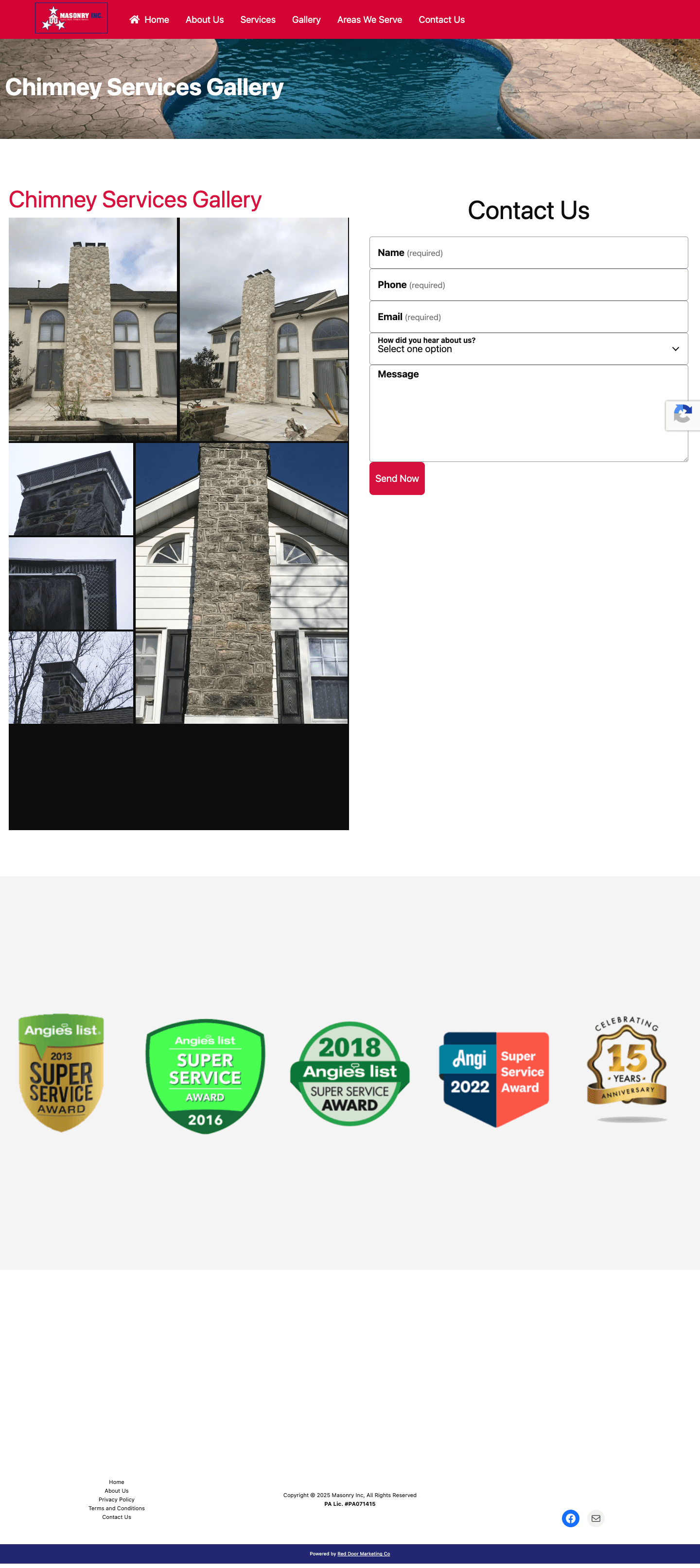 Old chimney gallery page