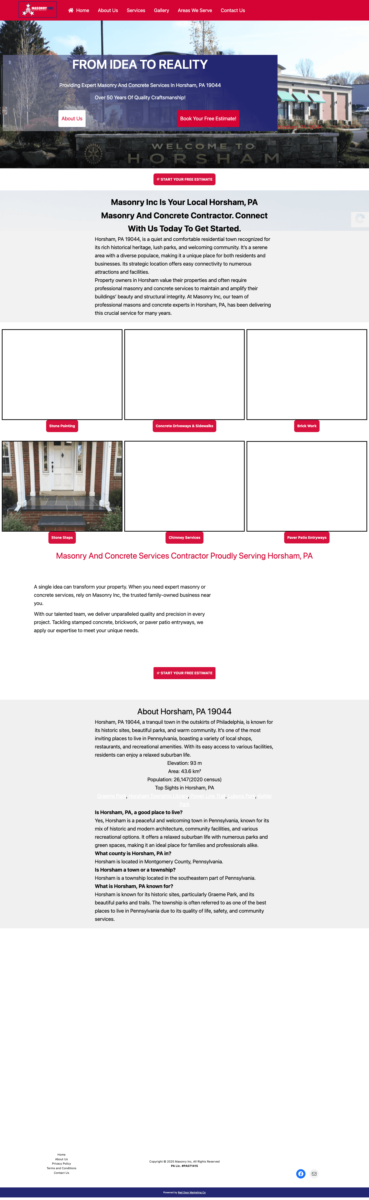 Old Horsham location page